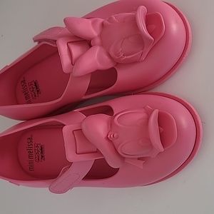 New without box donald duck and daisy duck mini melissa shoes